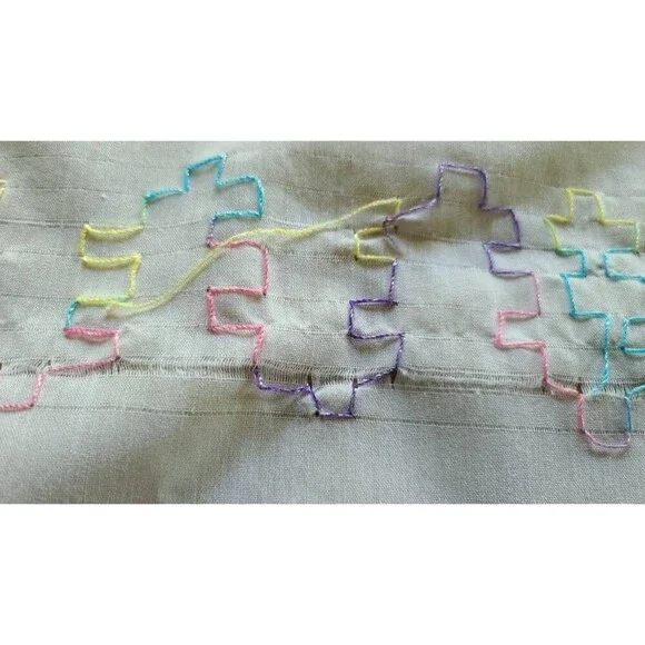 Embroidered Table Topper - Picture 6 of 10